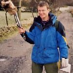 But why's he holding the Yorkshire Limestone guidebook?